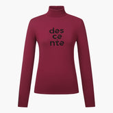 DESCENTE 23FW WOMEN TIPPING POINT TRANSORMED NECK WINDPROOF SWEATER WINE